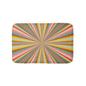 Farbenfrohe Streifen Badematte (Vorderseite)
