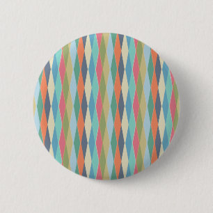 Farbenfrohe Streifen. Button