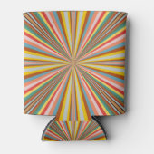 Farbenfrohe Streifen Dosenkühler (Vorderseite)