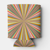 Farbenfrohe Streifen Dosenkühler (Rückseite)