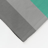 Farbenfrohe Streifen Fleecedecke (Ecke)