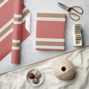 Farbenfrohe Streifen  Geschenkpapier