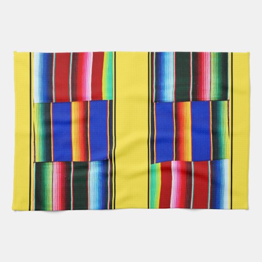 Farbenfrohe Streifen Küchentuch (Horizontal)