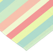 Farbenfrohe Streifen Kurzer Tischläufer (Ecke)