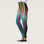 Farbenfrohe Streifen Leggings (Links)