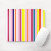 Farbenfrohe Streifen Mousepad (Mit Mouse)