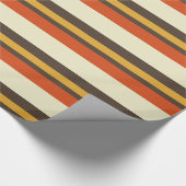 Farbenfrohe Streifen Muster 2 Geschenkpapier (Ecke)