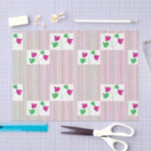 Farbenfrohe Streifen Seidenpapier (Handwerk)