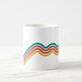 Farbenfrohe Streifen Tasse (Mittel)