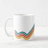 Farbenfrohe Streifen Tasse (Links)