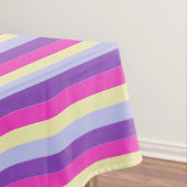 Farbenfrohe Streifen Tischdecke (Beispiel)