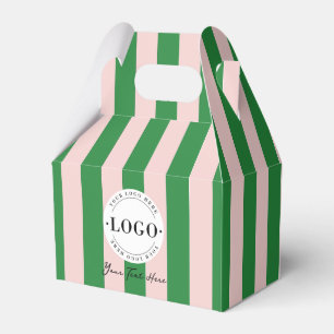 Farbenfrohe Streifen Unternehmen Geschenke für die Geschenkschachtel