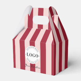 Farbenfrohe Streifen Unternehmen Geschenke für die Geschenkschachtel