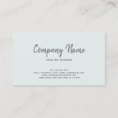 Farbenfrohe Streifen Visitenkarte (Rückseite)