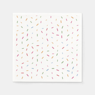 Farbenfrohe Streusel Baby Streusel Baby Shower Serviette