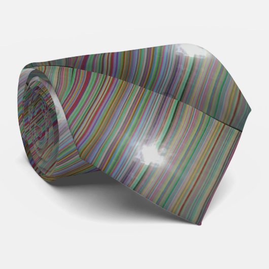 Farbenfrohe Strickfashion Necktie Krawatte (Gerollt)