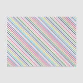 Farbenfrohe Strickkunst-Muster auf knallig weiß Seidenpapier (Vorderseite)