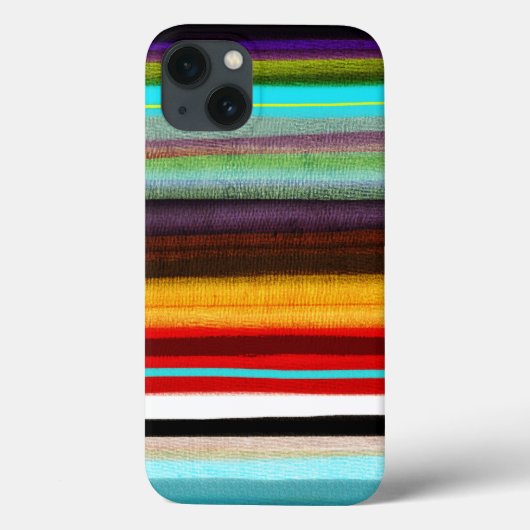 Farbenfrohe Stricklinien Case-Mate iPhone Hülle (Rückseite)