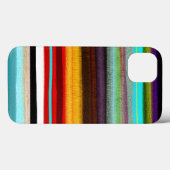 Farbenfrohe Stricklinien Case-Mate iPhone Hülle (Rückseite (Horizontal))