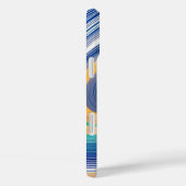 Farbenfrohe Strickwellen Case-Mate iPhone Hülle (Rückseite / Rechts)