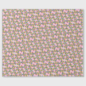 Farbenfrohe String Lights Niedlich Fun Pink Muster Geschenkpapier (Flach)