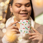 Farbenfrohe String Lights Weihnachts-Tasse Kaffeetasse