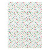 Farbenfrohe String Lights Weihnachtslieder Tischdecke (Vorderseite)