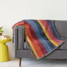 Farbenfrohe Strip-Imitate Denim Texture