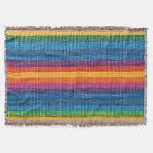 Farbenfrohe Strip-Imitate Denim Texture