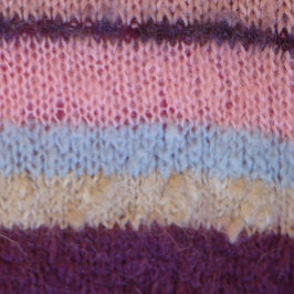 farbenfrohe Stripes Vintager Spaß Kugelschreiber