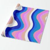 Farbenfrohe Stripes-Waves-Geschenk Geschenkpapier (Ungerollt)