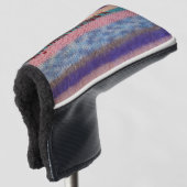 farbenfrohe Stripteppiche Vintager Spaß Golf Headcover (3/4 Vorderseite)