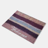 farbenfrohe Stripteppiche Vintages lustiges Design Fußmatte (Schrägansicht)