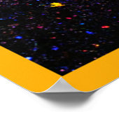 Farbenfrohe Stromausfall Poster (Ecke)