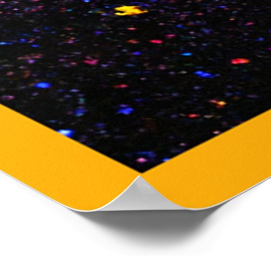 Farbenfrohe Stromausfall Poster (Ecke)