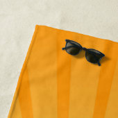 Farbenfrohe Strutster Design Strandtuch (Beispiel)