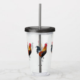 Farbenfrohe Strutstumpfe Akrylic Tumblers Acryltrinkbecher