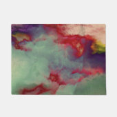 Farbenfrohe stürmische Wolken abstrakte Pinselstri Fußmatte (Vorderseite)