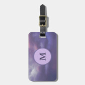 Farbenfrohe Sturmwolken Gepäckanhänger (Vorderseite vertikal)