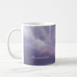 Farbenfrohe Sturmwolken Kaffeetasse
