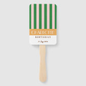 Farbenfrohe, stylische, helle Minimalistische Stre Fächer (Rückseite)