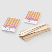 Farbenfrohe, stylische, helle Minimalistische Stre Fächer (Non-assembled)