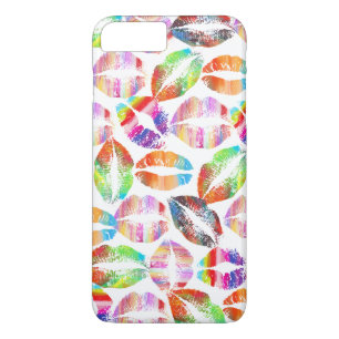 Farbenfrohe Stylish Lips Kiss #2 Case-Mate iPhone Hülle
