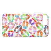 Farbenfrohe Stylish Lips Kiss #2 Case-Mate iPhone Hülle (Rückseite (Horizontal))