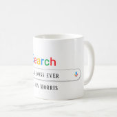 Farbenfrohe Suche Bester Boss je nach Kundenwunsch Kaffeetasse (VorderseiteRechts)