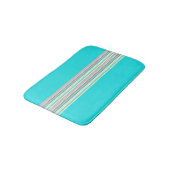 Farbenfrohe südwestliche Muster Bath Mat Badematte (Schrägansicht)