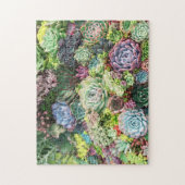 Farbenfrohe Sukkularität Puzzle (Vertikal)