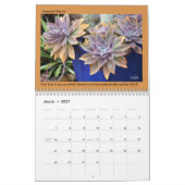Farbenfrohe Sukkulatur mit Pflegetipps Kalender (Mär 2027)