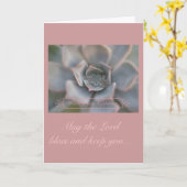 Farbenfrohe Sukkulente, die Ihnen glückliche Dinge Karte (Gelbe Blume)