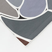 Farbenfrohe Sukkuline Blumenmuster Fleecedecke (Ecke)